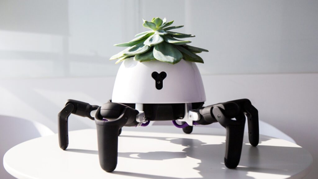 Vincross Hexa Robot Planter Chases Sun When It Needs