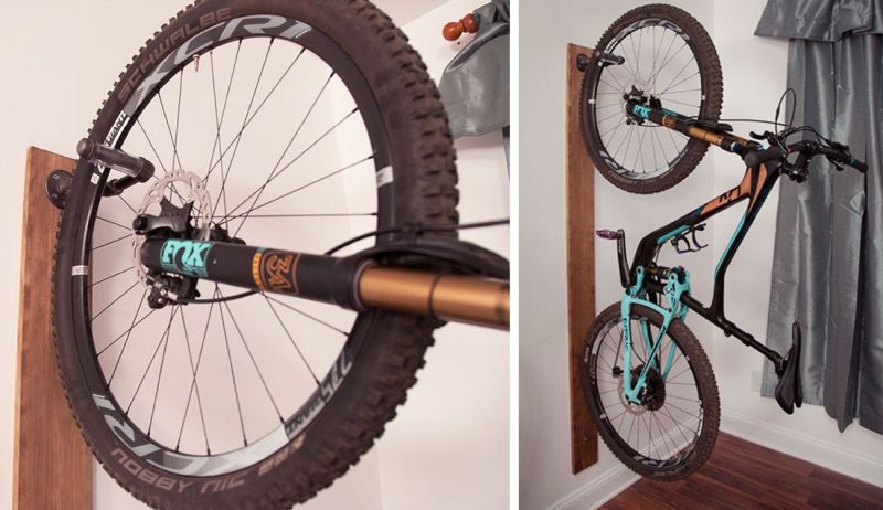 Storing mountain 2025 bike in apartment