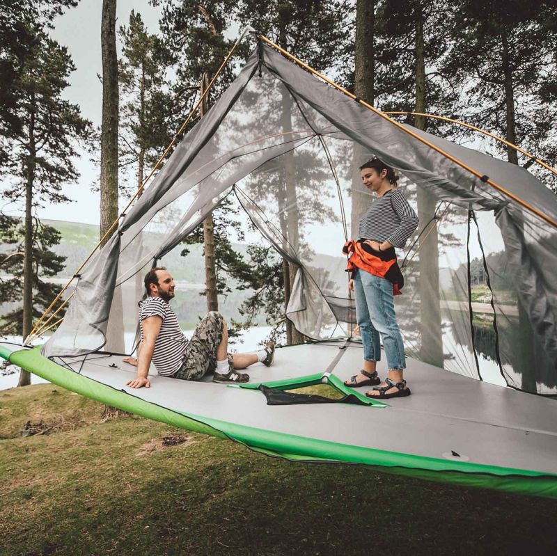 Tentsile Universe Camping Tent Pops Up on Land, Tree and Water