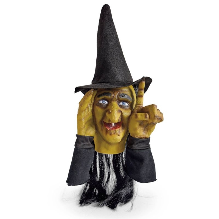 This MotionActivated Window Witch will Creep out TrickorTreaters
