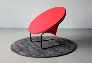 Red Dot Armchair by Gaudute Zilyte