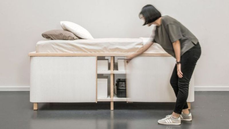 Yesul Jang Designs Tiny Home Bed for Co-Living Spaces 