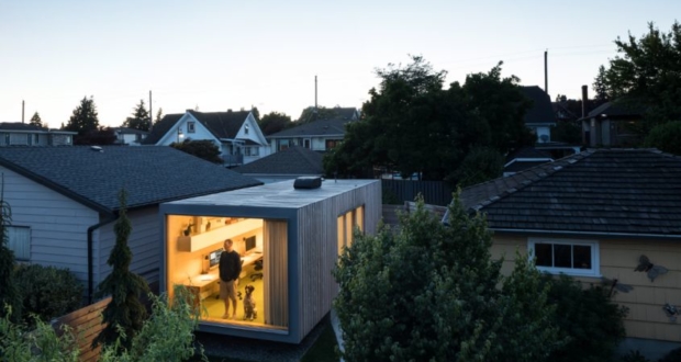 Architect Turns Shipping Container into Home Office