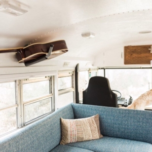 A Family of Six Travels Full-Time in Their Converted Bus Home