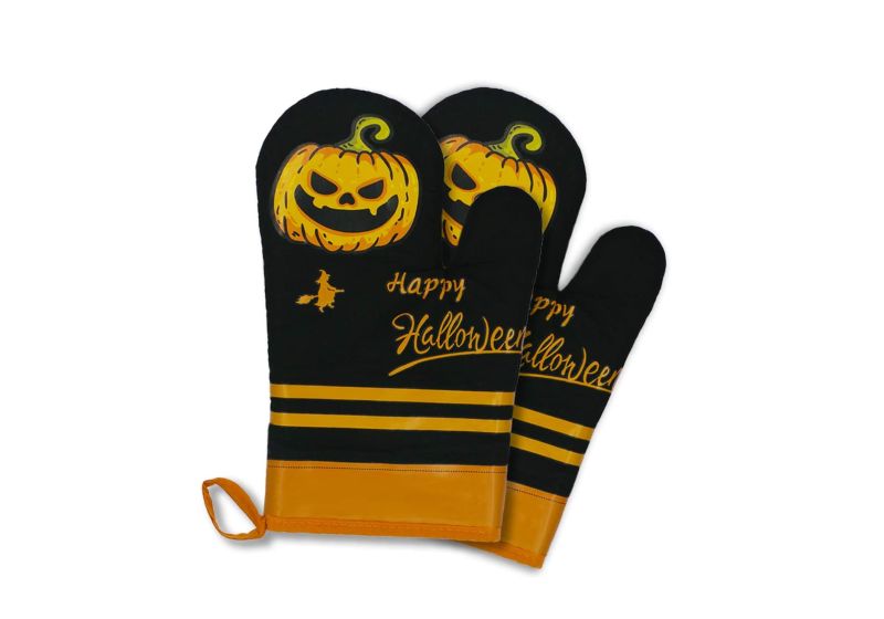 Halloween kitchen oven mitts -gloves