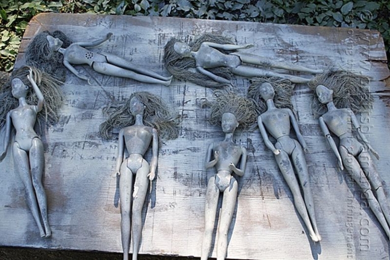 How About Making Zombie Barbie Dolls for Halloween