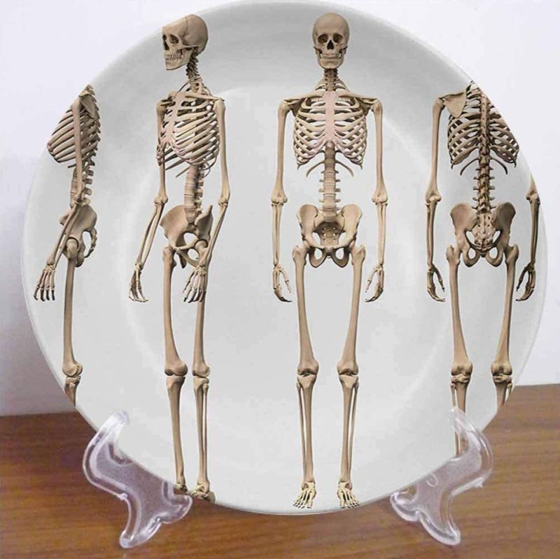 Skeleton dinner plate - Halloween kitchen ideas
