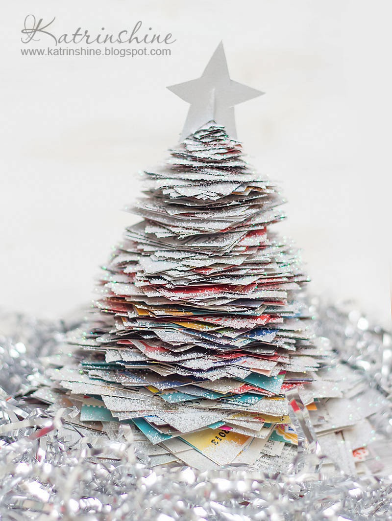 Tabletop Christmas Tree from Paper