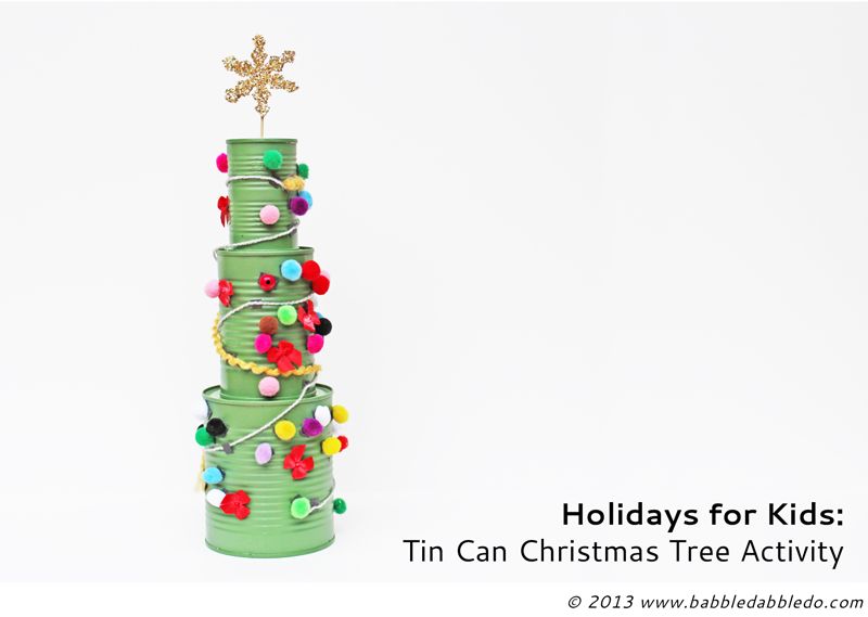 Tin Can Christmas Tree