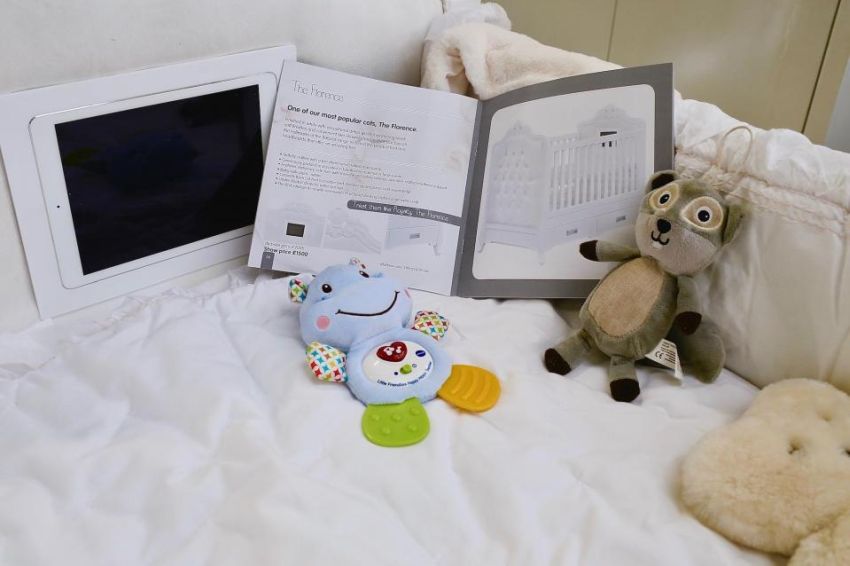 Smart Cot with BuiltIn iPad Putting Babies to Sleep Made Easier