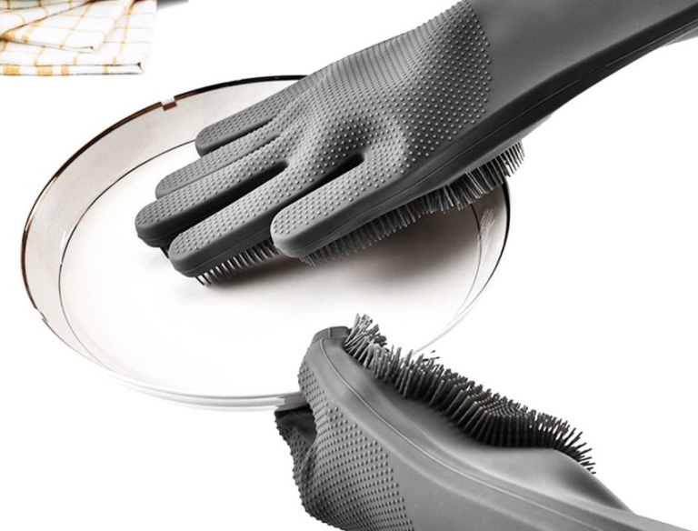Dishwashing Scrubber Gloves for Cleaning Dishes & More