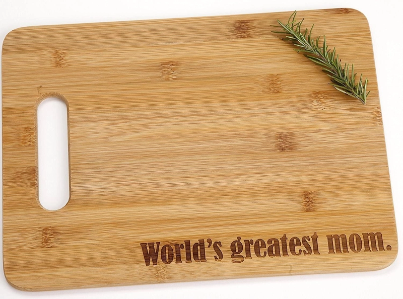 Wood Cutting Board gift for cooking loving mom 