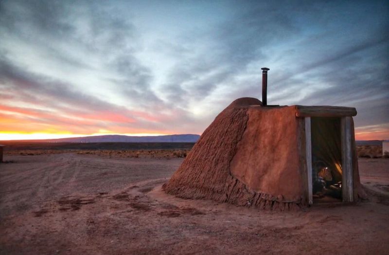 Hogan earth house Arizona, United States