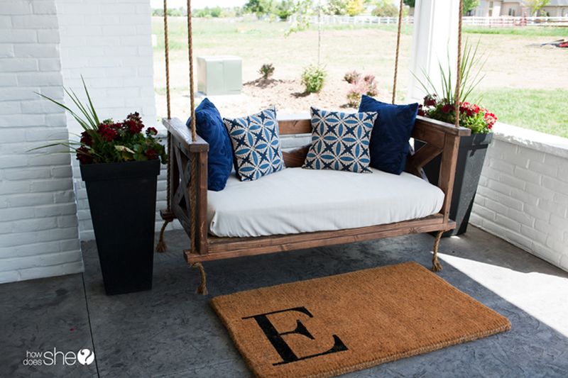 15+ DIY Swing Bed Plans and Design Ideas for Your Porch