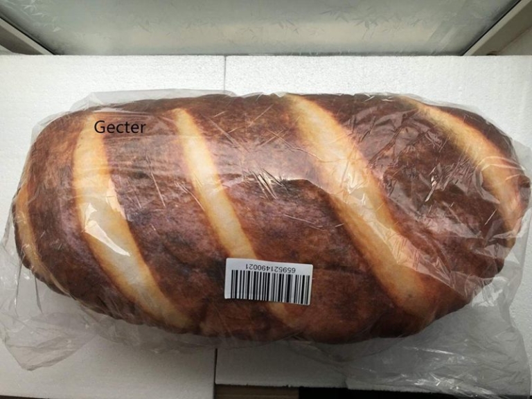 giant bread shaped pillow