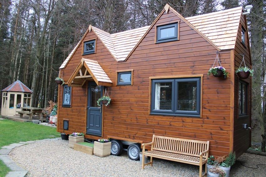 self-Built Tiny House on Wheels