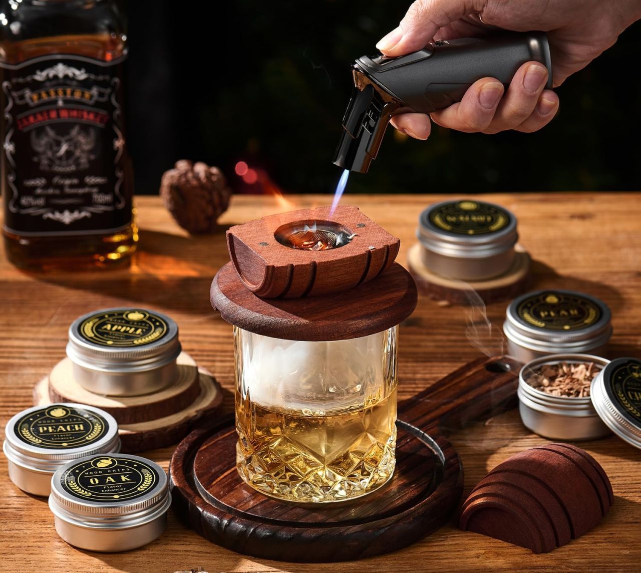 ComboJoy Whiskey Smoker Kit with Torch