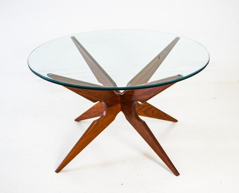 Vladimir Kagan for Sika Mobler Danish Teak Spider Coffee Table