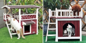 Petsfit Weatherproof Cat House