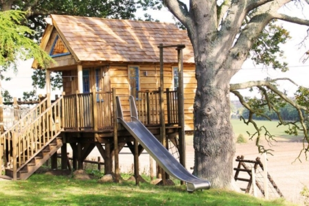 treehouse slide