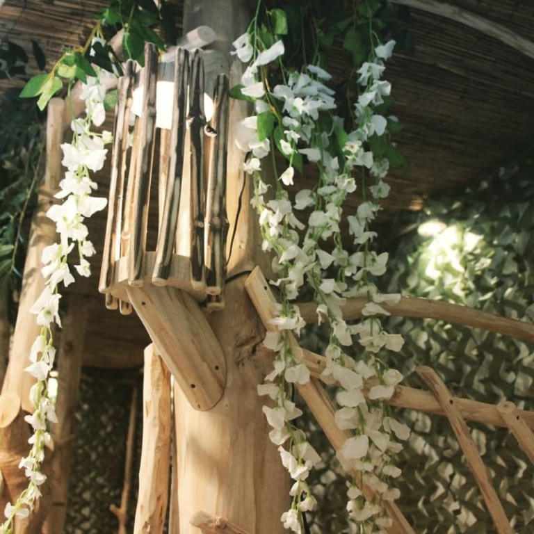 Dad Builds Amazing Indoor Treehouse for His Kids