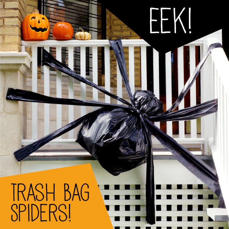 how to make halloween spider web decoration