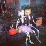 60+ Skeleton Halloween Decoration Ideas for Outdoors