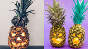 Swap Pumpkin Jack-o-lantern with Pineapples for This Year’s Halloween