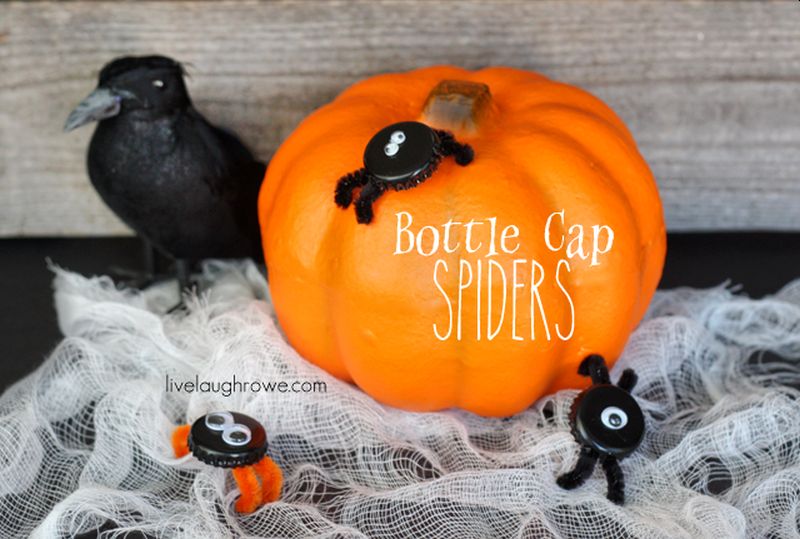 Bottle Cap Spiders