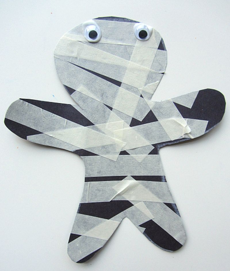 Masking tape Mummy