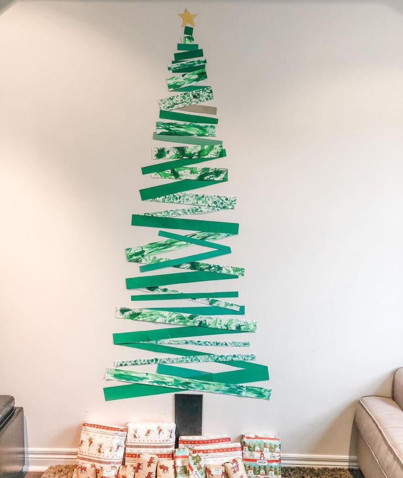 diy large paper christmas tree