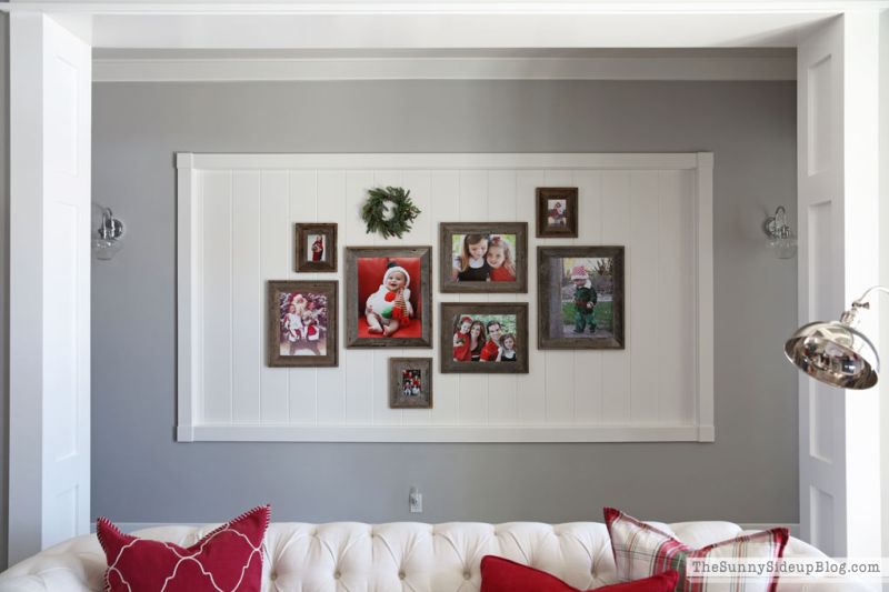 gallery wall for Christmas