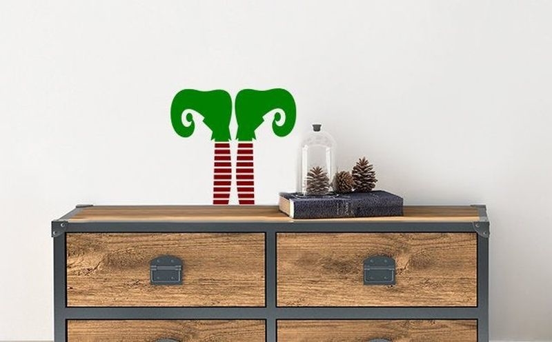 Christmas Elf wall decals