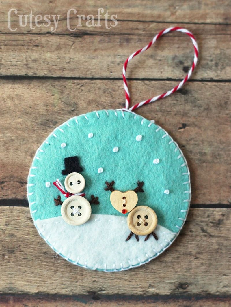 Felt Christmas Gift Card Holders - Cutesy Crafts