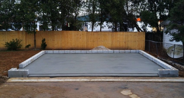 How To Build Concrete Foundation For Wooden Garden Building Or Shed