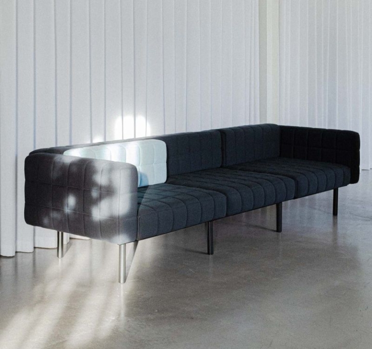 Voxel Modular Sofa is Configurable into Multiple Seating Scenarios