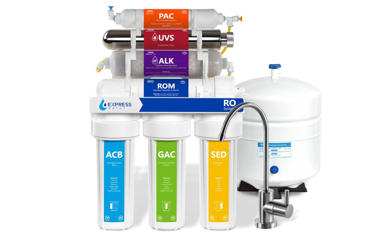 Express Water Alkaline Ultraviolet Reverse Osmosis Water Filtration System