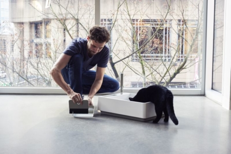 Cove by Tuft + Paw: Easy to Clean Cat Litter Box Made of Recycled Plastic