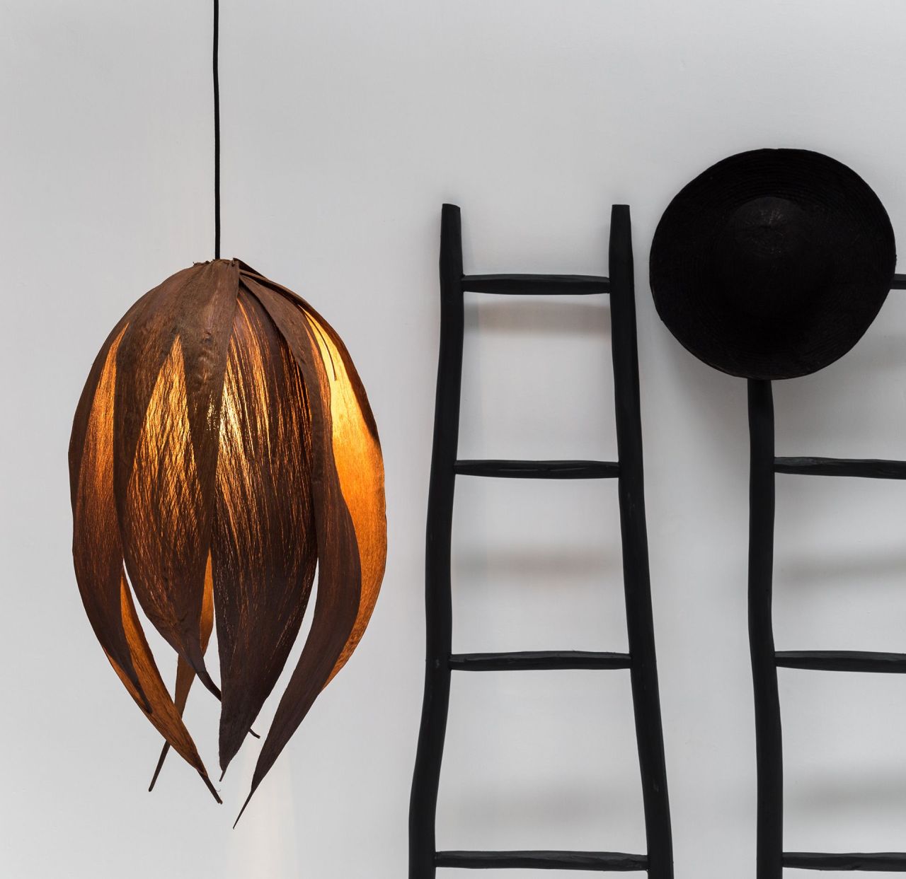 Couro Lamps are Made From Palm Leaves that Look Like Real Leather