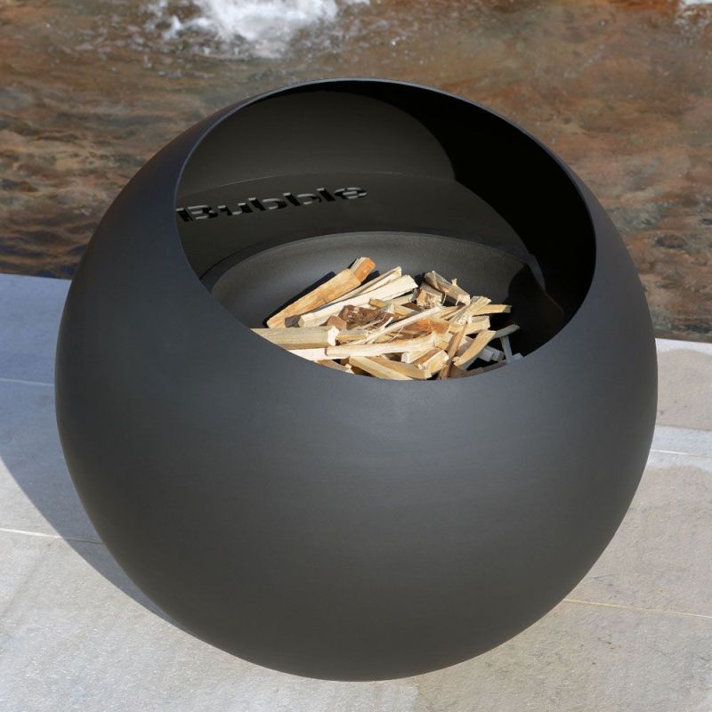 Bubble Outdoor Wood-Burning Fire Pit from Focus Fireplaces 