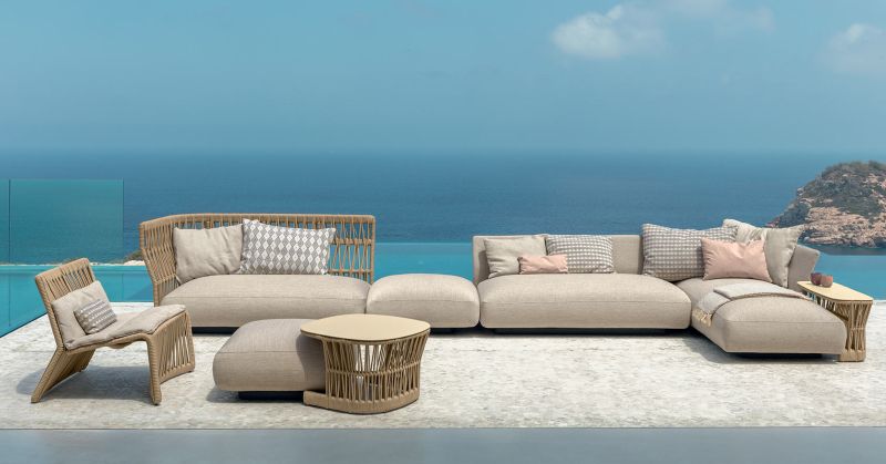 CLIFF Outdoor Sofa by Talenti will Upgtrade Your Outdoor Living Space 