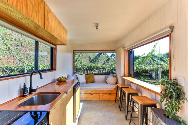 Couple Shifts to Tiny House for Travelling New Zealand