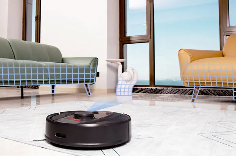 HaierTab Tabot Robot Vacuum Cleaner and Mop Eliminates Mess of Hair 