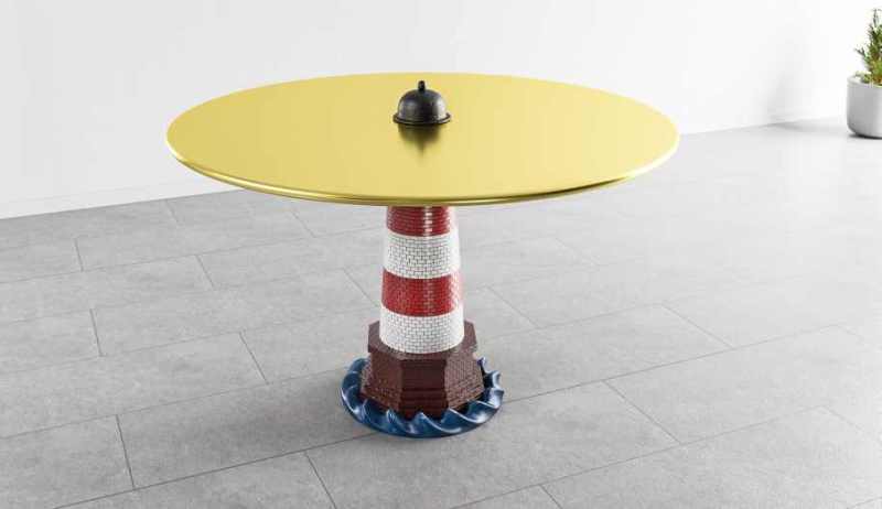 Lighthouse Dinning Table by Stelios Mousarris