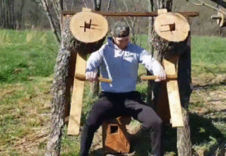Ohio Police Officer Builds Lumber Jacked Gym in Coronavirus Lockdown