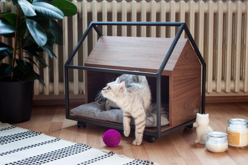 PET-TURE CAGE Pet Bed Embraces Feeling of Real Home