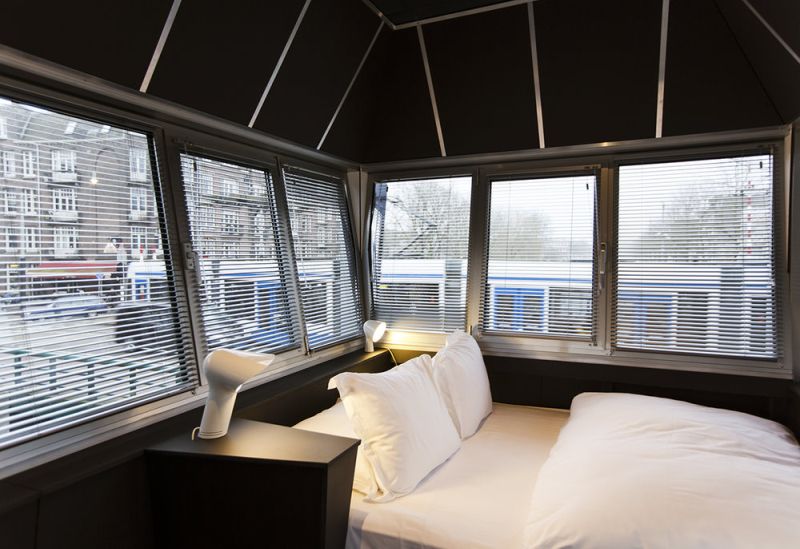 SWEETS Hotel in Amsterdam is Bridge Houses Turned into Tiny Hotel Suites 