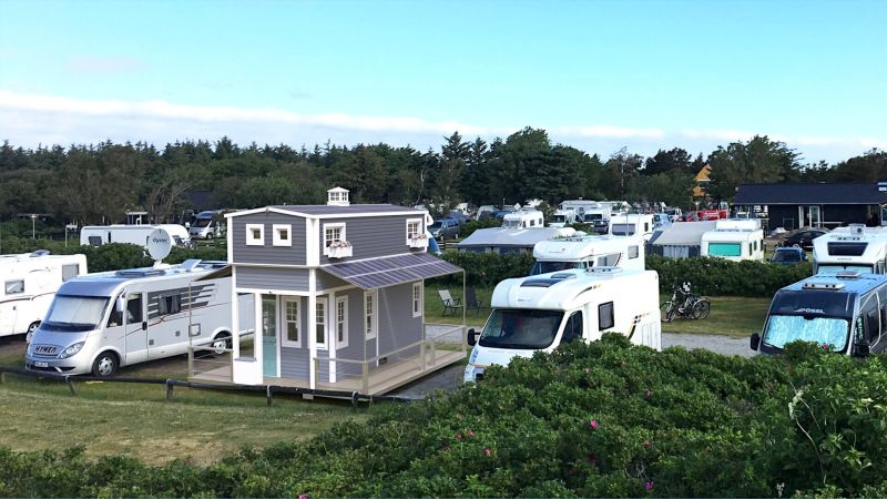 Wilderwise Tiny House with Expandable Roof Increases Headroom in Loft 