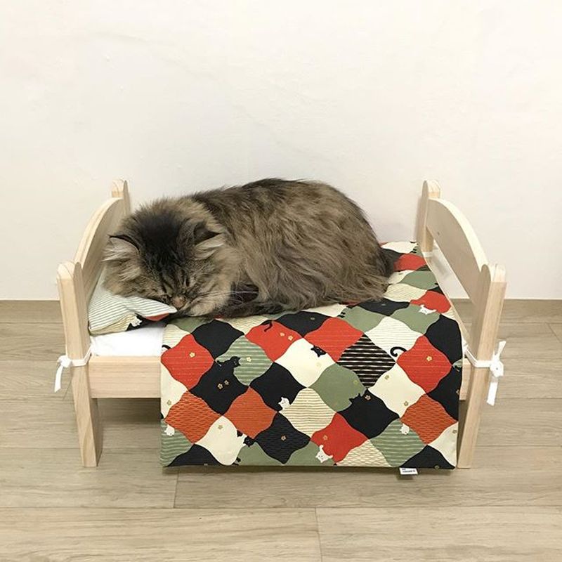 Cat Owners Turn IKEA Toy Furniture into Adorable Pet Beds