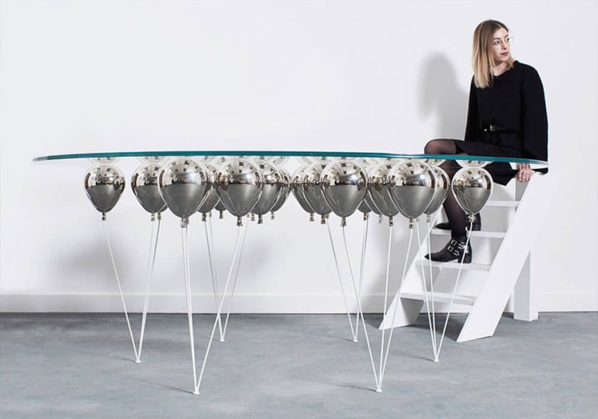 UP Balloon Table 2017 by Christopher Duffy of Duffy London